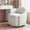 Beige, variant on Linsy Home 360° Swivel Accent Chair with Hidden Storage, Modern Upholstered Barrel Chair for Living Room, Grey
