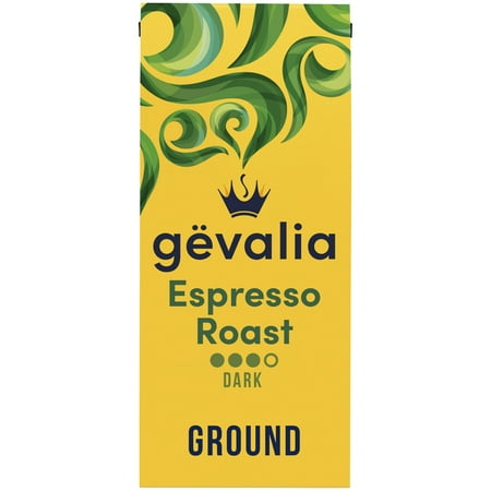 Gevalia Espresso Dark Roast Ground Coffee, 12 oz. Bag