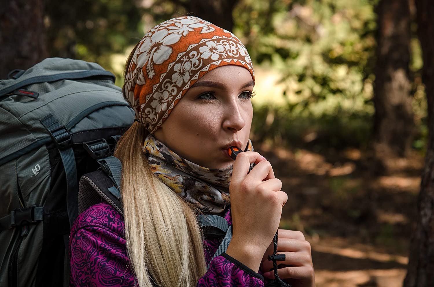 Emergency Sleeping Bag  Reflective Bivy Sack  Mylar Thermal Survival Bag  Includes Whistle, Compass and Survival Hook - Pack of 2