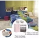 thumbnail image 4 of Bolsa de almacenamiento de tela, 4 Uds., 2 asas largas, fácil agarre, revestimiento impermeable, cesta de lavandería plegable para dormitorio y baño, 4 of 8