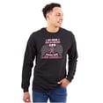thumbnail image 3 of Breast Cancer My Mom is an Angel Long Sleeve TShirt Men Women Brisco Brands X, 3 of 6