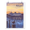 thumbnail image 2 of Kingston, Washington, Ferry Sunset and Gull (9x12 Wall Art Print, Home Decor), 2 of 3