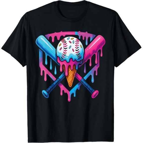 Baseball Shirt Lifestyle Pink Purple Apparel T-Shirt