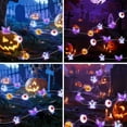 thumbnail image 3 of 50 LED Halloween String Lights, 16.4ft 3D Pumpkin Bat Ghost Halloween String Lights For Outdoor Indoor Decor Halloween Lighting For Yard Home Party Decorations, 3 of 6