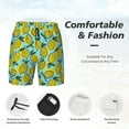 thumbnail image 5 of Daiia Lemon1 Mens Swim Trunks Swim Shorts Quick Dry Swim Shorts with Mesh Lining Pockets-3X-Large, 5 of 9