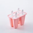 thumbnail image 1 of Molde para paletas, moldes para paletas, 4 piezas, moldes de silicona para paletas heladas, molde para paletas sin BPA, reutilizable, fácil liberación, para hacer paletas heladas (rosa) WD.WDQZL electrónico, 1 of 4