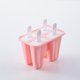 thumbnail image 1 of Molde para paletas, moldes para paletas, 4 piezas, moldes de silicona para paletas heladas, molde para paletas sin BPA, reutilizable, fácil liberación, para hacer paletas heladas (rosa) Sincero Hogar, 1 of 4