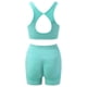 thumbnail image 3 of Gibobby Conjunto de Entrenamiento para Mujer Traje de entrenamiento delgado para mujer Conjunto de traje de yoga deportivo(Aqua, S), 3 of 5