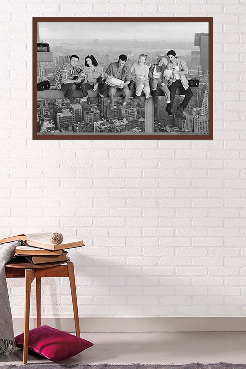 Friends - Posed Wall Poster, 22.375" x 34", Framed