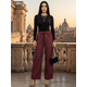 thumbnail image 2 of PANTALONES RELAJADOS PARA MUJER DE DISEÑO UNICO WIDE LEGS DE CINTURA ALTA, 2 of 5