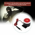 thumbnail image 3 of Super Loud 120dB Sound Alarm System Compact DC 12V Indoor Siren Durable Wired Mini Horn Siren For Home Security, 3 of 6