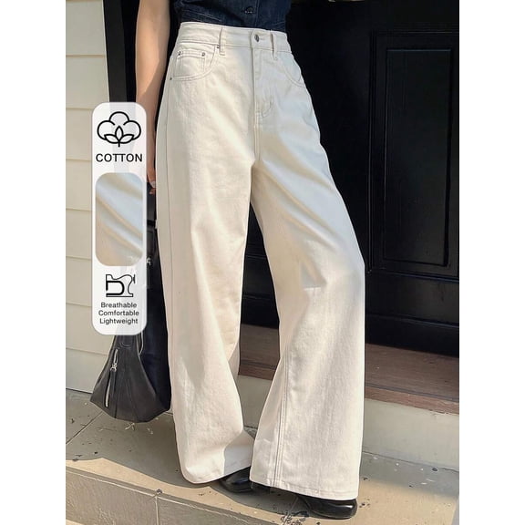 Tall Women’s Straight‑Leg Denim Jeans, Casual Fit