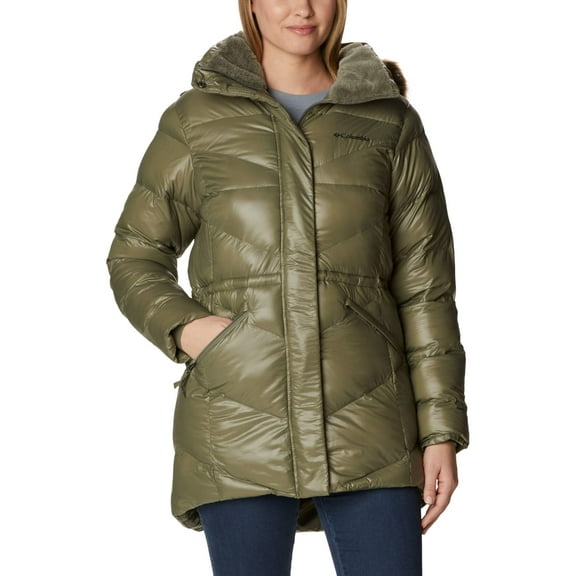 Columbia Women's Peak To Park II Mid Insulated Jacket, Stone Green Gunmetal, Large