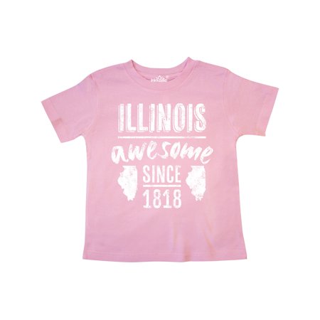 

Inktastic Illinois Awesome Since 1818 Gift Toddler Boy or Toddler Girl T-Shirt