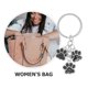 thumbnail image 3 of unbranded Llavero De Metal Negro Con De Huellas Para Colgar En O Cartera Decorativo, 3 of 7