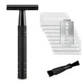 thumbnail image 1 of Safety Razor Manual Shaving Razor Long Handle Traditional Razor, 1 of 6