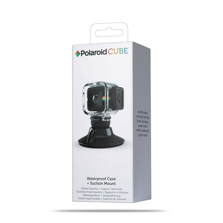 Polaroid CUBE Waterproof Case with Suction Mount, POLC3WSM