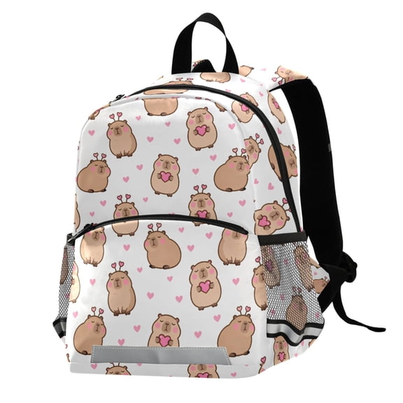 ALAZA Capybara Thinking School Backpack Elementary Student Bookbag