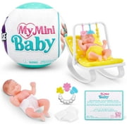 5 Surprise My Mini Baby Series 1 by ZURU, Collectible Mystery Capsule, Toy for Girls, Realistic Miniature Baby, Playset and Accessories