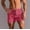 Hot Pink, variant on Running Shorts For Men Qiggri Sports Pants Men's Three Quarter Shorts Beach Shorts Fitness Track And Field Running Solid Color Shorts Mens Gym Shorts