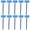Blue, variant on Soumake 10Pcs Plant Label Smooth Surface Tip Head Flower Plant Label Garden Marker Home Supplies