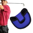 thumbnail image 5 of Golf Head Covers, Mesh Golf Club Head Cover Driver, Semi Circular Headcovers Golf Accessories Hybrid Head Covers Set Fits All Fairway, Driver Clubs, 5 of 8