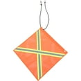thumbnail image 5 of HONMEET Night Safety Car Flag Orange PVC Reflective Warning Flag for Vehicles 1 Piece and Visible, 5 of 8
