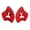 Red, variant on Universals Swimming Paddles for Various Age Groups Adjustable Straps Swimming Training Hands Flippers