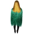 thumbnail image 5 of HPO Adult Unisex Thick Tinsel Carnival Jacket with Loose Fit, Green Color Costume Synthetic Fiber, 5 of 9