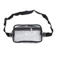 thumbnail image 2 of Sac à Bandoulière Imperméable en PVC Transparent Clair Grande Capacité Sangle Réglable pour Sport Voyage, 2 of 7