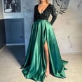 thumbnail image 3 of Prolriy Robes d'Invité de Mariage pour Femmes, Nouvelle Robe Longue à Paillettes pour Femmes, Robe de Soirée de Banquet, Robes de Bal 2025, Robes pour Femmes Vertes, 3 of 3