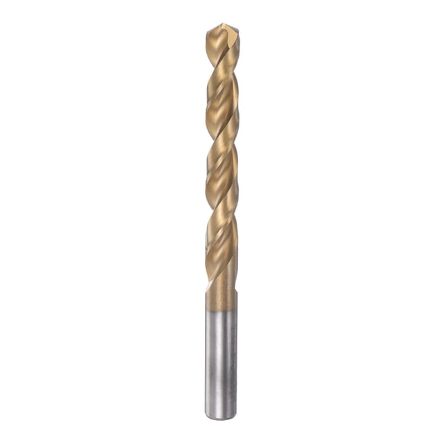 Helicoidal Barrena 11,5mm Titanio Revestido (HSS-E) M42 Alta Velocidad Acero 8% Cobalto Recto Vástago para Inoxidable Acero Aluminio Aleación Metal