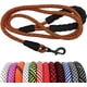thumbnail image 1 of Correa para Perros de Cuerda Resistente, Correa para Mascotas de Nailon de 1,5 m, Correa de Agarre Acolchada Suave para Perros Grandes, medianos y Cachorros pequeños (Naranja) oso de fresa Electrónica, 1 of 4