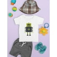 thumbnail image 3 of Square Robot T-Shirt Infant -Image by Shutterstock,  18 Months, 3 of 4
