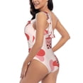 thumbnail image 4 of Honeii Milk Tea for women's one-piece swimsuit featuring a chic one-shoulder design experience elegance and style in the water-, 4 of 6