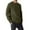 Army Green, variant on Men's Classic Crew Neck Plaid Knitted Sweater Casual Long Sleeve Checkered Pullover