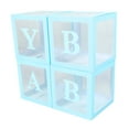 thumbnail image 1 of Cajas De Globo, 4pcs Cajas De Globo Transparentes Con Letras Instalación Fácil Para La Propuesta Confesion Baby Shower, 1 of 7