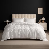 Queen Satin Duvet Cover Set – 3-Piece Lightweight Silky Bedding with Hidden Zipper & Pillowcases, Smooth Satin Fabric, Easy Care, Wrinkle-Resistant, No Comforter Included