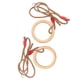 thumbnail image 1 of Swing de madera, gimnasia de madera swing cuerda niños deportes columpios de madera anillo de madera parque infantil colgando para gimnasia, 1 of 7