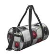 thumbnail image 3 of Bingfone Cherries laid Print Gym Duffle Backpack for Men Women,Travel Weekender Carry-On Bags with Detachable Back Pack Straps for Traveling Overnight Climb Sports, 3 of 8