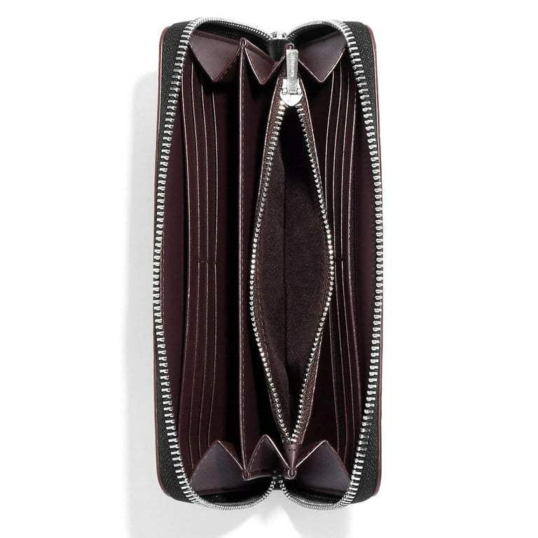 Coach Women's Long Zip Around Wallet With Wild Strawberry