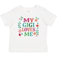 thumbnail image 3 of Inktastic My Gigi Loves Me Girls Apparel Girls Baby T-Shirt, 3 of 5