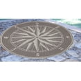 thumbnail image 2 of Liora Manne Frontporch Compass Indoor Outdoor Area Rug Grey, 2 of 2