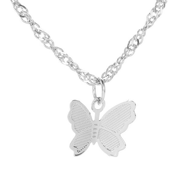 Fleepmart valentine 2022 Minimalist Casual Neck Chain Necklaces for Women  Butterfly Pendants Female Fashion Jewelry Necklace - fleepmart