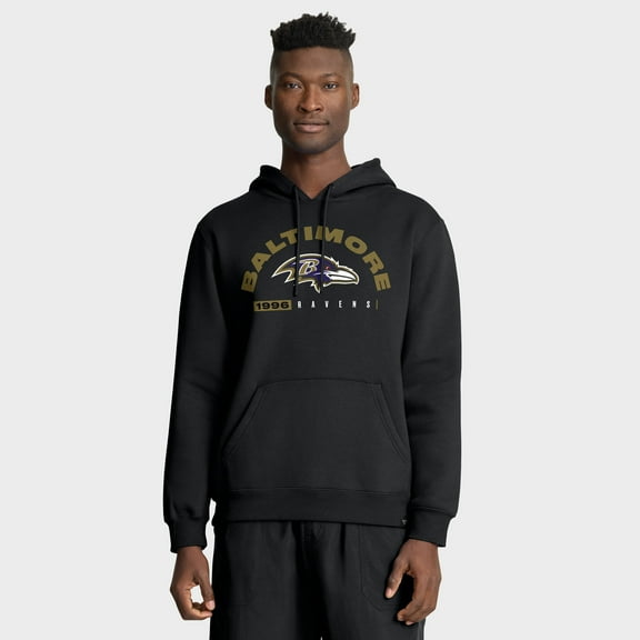 Men's Fanatics Black Baltimore Ravens Delay of Game Legacy Pullover Hoodie