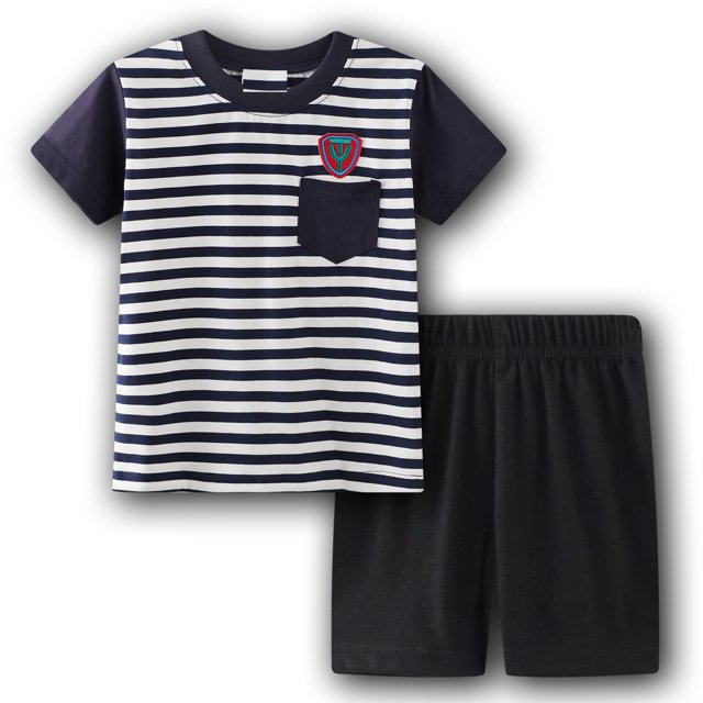 Boy Pajamas Suit, Cotton, Home Clothes