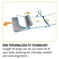 thumbnail image 2 of Nike Golf Men's 3-in-1 Web Belts, White / Gray / Navy (One Size Fits Most) -, 2 of 3