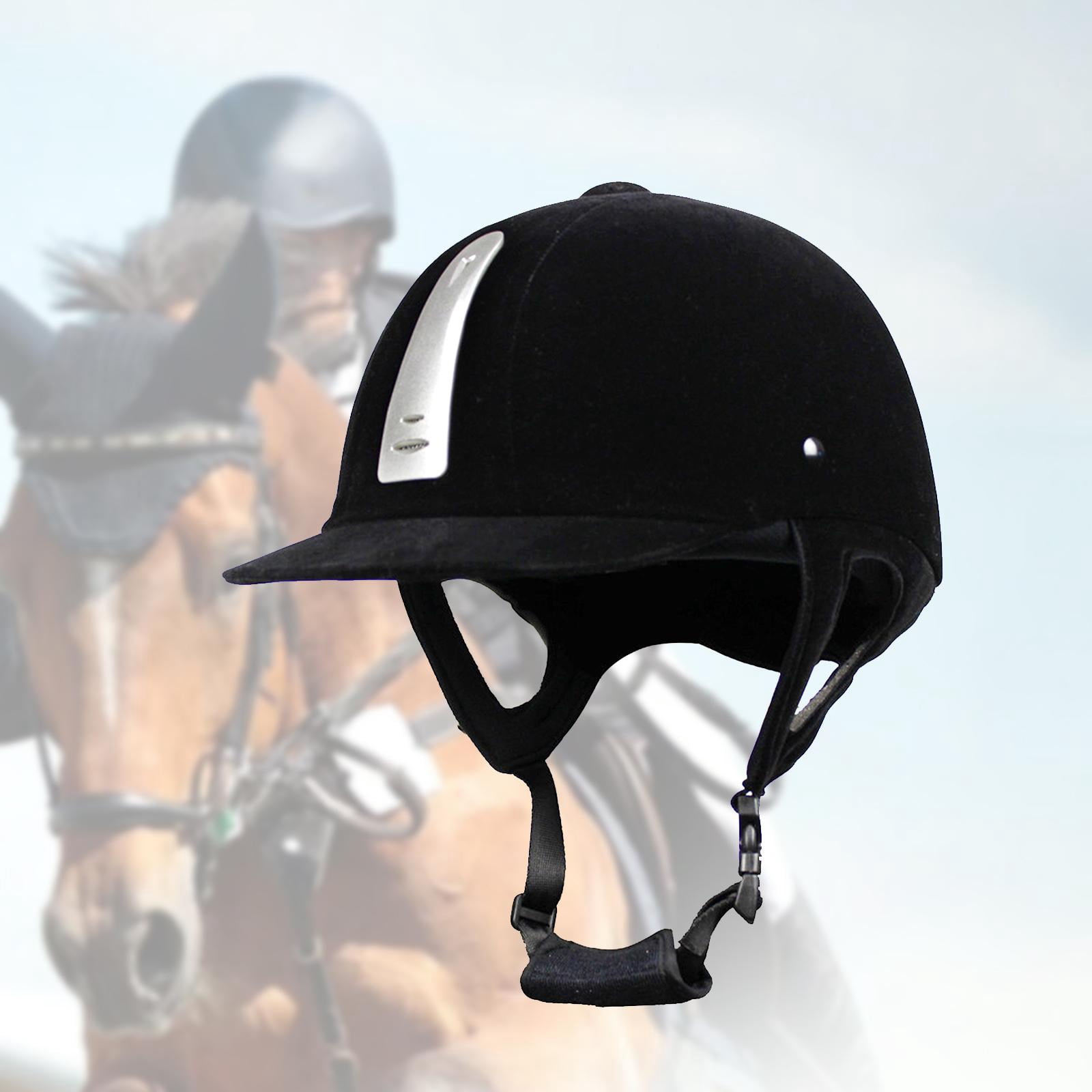 Wswqop Men Women Equestrian Hat Equestrian Equipment Comfortable Outdoor Sports Hat Cap M
