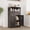 Dark Rustic Oak, variant on Farmhouse Storage Cabinet with Doors and Drawers,43" Freestanding Kitchen Pantry Cabinet Sideboard, White