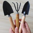 thumbnail image 3 of 3 Pcs Mini Garden Tools, Small Rake and Shovel Set, Small Shovel Rake and Spade Wooden Handle for Potted Plants for Garden Plants Indoor Outdoor, 3 of 5